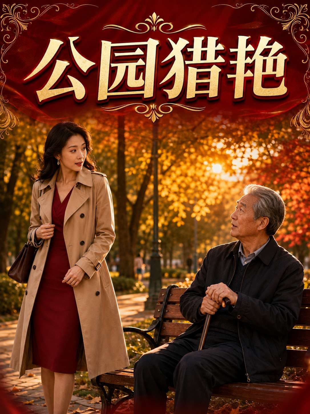 公园猎艳 公园禁忌邂逅 ai短剧 公园情欲故事 猎艳缠绵